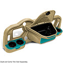 Lakeside Buggies DoubleTake Sentry Dash Cup Holder Trim Set of 2, E-Z-Go RXV 08+, Teal- DASH-DT0113-TL DoubleTake DoubleTake