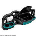 Lakeside Buggies DoubleTake Sentry Dash Cup Holder Trim Set of 2, E-Z-Go RXV 08+, Teal- DASH-DT0113-TL DoubleTake DoubleTake