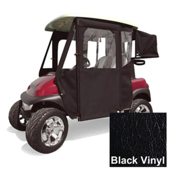 Door Max Vinyl Enclosure for E-Z-GO TXT – Black PN# 65046 Red Dot 