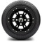 Lakeside Buggies MODZ 10" Ambush Glossy Black Wheels & Street Tires Combo- G1-5100-GB STREET OPTION Modz Tire & Wheel Combos