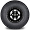 Lakeside Buggies MODZ 10" Ambush Glossy Black Wheels & Street Tires Combo- G1-5100-GB STREET OPTION Modz Tire & Wheel Combos