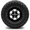 Lakeside Buggies MODZ 12" Ambush Glossy Black Wheels & Off-Road Tires Combo- G1-5200-GB OFF-ROAD OPTION Modz Tire & Wheel Combos