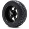 Lakeside Buggies MODZ 12" Ambush Glossy Black Wheels & Street Tires Combo- G1-5200-GB STREET OPTION Modz Tire & Wheel Combos