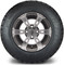 Lakeside Buggies MODZ 12" Ambush Gunmetal Wheels & Street Tires Combo- G1-5200-GM STREET OPTION Modz Tire & Wheel Combos