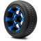 Lakeside Buggies MODZ 12" Ambush Blue and Black Wheels & Street Tires Combo- G1-5200-MBB STREET OPTION Modz Tire & Wheel Combos