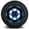 Lakeside Buggies MODZ 12" Ambush Blue and Black Wheels & Off-Road Tires Combo- G1-5200-MBB OFF-ROAD OPTION Modz Tire & Wheel Combos