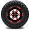 Lakeside Buggies MODZ 12" Ambush Red and Black Wheels & Off-Road Tires Combo- G1-5200-MBR OFF-ROAD OPTION Modz Tire & Wheel Combos