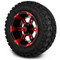 Lakeside Buggies MODZ 12" Ambush Red and Black Wheels & Off-Road Tires Combo- G1-5200-MBR OFF-ROAD OPTION Modz Tire & Wheel Combos