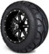 Lakeside Buggies MODZ 12" Assault Glossy Black with Ball Mill Wheels & Street Tires Combo- G1-5201-BB STREET OPTION Modz Tire & Wheel Combos