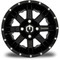 Lakeside Buggies MODZ Assault Glossy Black 12" Golf Cart Wheel- G1-5201-BB Modz Wheels