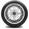 Lakeside Buggies MODZ 12" Assault Chrome Wheels & Street Tires Combo- G1-5201-CM STREET OPTION Modz Tire & Wheel Combos