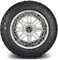 Lakeside Buggies MODZ 12" Assault Chrome Wheels & Street Tires Combo- G1-5201-CM STREET OPTION Modz Tire & Wheel Combos