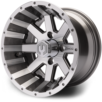 Lakeside Buggies MODZ Assault Gunmetal 14" Golf Cart Wheel- G1-5401-GMF Modz Wheels