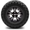 Lakeside Buggies MODZ 12" Vampire Glossy Black Wheels & Off-Road Tires Combo- G1-5202-GB OFF-ROAD OPTION Modz Tire & Wheel Combos