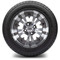 Lakeside Buggies MODZ 12" Vampire Gunmetal Wheels & Street Tires Combo- G1-5202-GM STREET OPTION Modz Tire & Wheel Combos