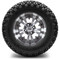 Lakeside Buggies MODZ 12" Vampire Gunmetal Wheels & Off-Road Tires Combo- G1-5202-GM OFF-ROAD OPTION Modz Tire & Wheel Combos