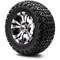 Lakeside Buggies MODZ 12" Vampire Machined Black Wheels & Off-Road Tires Combo- G1-5202-MB OFF-ROAD OPTION Modz Tire & Wheel Combos