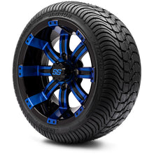 Lakeside Buggies MODZ 12" Tempest Blue and Black Wheels & Street Tires Combo- G1-5203-MBB STREET OPTION Modz Tire & Wheel Combos