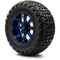 Lakeside Buggies MODZ 12" Tempest Blue and Black Wheels & Off-Road Tires Combo- G1-5203-MBB OFF-ROAD OPTION Modz Tire & Wheel Combos