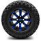 Lakeside Buggies MODZ 12" Tempest Blue and Black Wheels & Off-Road Tires Combo- G1-5203-MBB OFF-ROAD OPTION Modz Tire & Wheel Combos