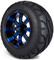 Lakeside Buggies MODZ 12" Tempest Blue and Black Wheels & Street Tires Combo- G1-5203-MBB STREET OPTION Modz Tire & Wheel Combos