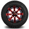 Lakeside Buggies MODZ 12" Tempest Red and Black Wheels & Off-Road Tires Combo- G1-5203-MBR OFF-ROAD OPTION Modz Tire & Wheel Combos