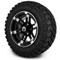 Lakeside Buggies MODZ 12" Aftershock Machined Black Wheels & Off-Road Tires Combo- G1-5210-MB OFF-ROAD OPTION Modz Tire & Wheel Combos