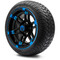 Lakeside Buggies MODZ 12" Aftershock Blue and Black Wheels & Street Tires Combo- G1-5210-MBB STREET OPTION Modz Tire & Wheel Combos