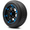 Lakeside Buggies MODZ 12" Aftershock Blue and Black Wheels & Street Tires Combo- G1-5210-MBB STREET OPTION Modz Tire & Wheel Combos