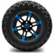 Lakeside Buggies MODZ 12" Aftershock Blue and Black Wheels & Off-Road Tires Combo- G1-5210-MBB OFF-ROAD OPTION Modz Tire & Wheel Combos