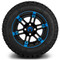 Lakeside Buggies MODZ 12" Aftershock Blue and Black Wheels & Off-Road Tires Combo- G1-5210-MBB OFF-ROAD OPTION Modz Tire & Wheel Combos