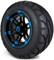 Lakeside Buggies MODZ 12" Aftershock Blue and Black Wheels & Street Tires Combo- G1-5210-MBB STREET OPTION Modz Tire & Wheel Combos