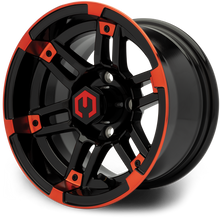 Lakeside Buggies MODZ Aftershock Red & Black 12" Golf Cart Wheel- G1-5210-MBR Modz Wheels