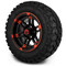 Lakeside Buggies MODZ 12" Aftershock Red and Black Wheels & Off-Road Tires Combo- G1-5210-MBR OFF-ROAD OPTION Modz Tire & Wheel Combos