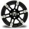 Lakeside Buggies MODZ Aftershock Machine & Black 12" Golf Cart Wheel- G1-5210-MB Modz Wheels