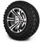 Lakeside Buggies MODZ 12" Enforcer Machined Black Wheels & Off-Road Tires Combo- G1-5211-MB OFF-ROAD OPTION Modz Tire & Wheel Combos