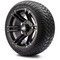 Lakeside Buggies MODZ 12" Enforcer Matte Black Wheels & Street Tires Combo- G1-5211-MTB STREET OPTION Modz Tire & Wheel Combos