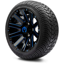 Lakeside Buggies MODZ 12" Mauler Glossy Black and Blue with Ball Mill Wheels & Street Tires Combo- G1-5212-BBB STREET OPTION Modz Tire & Wheel Combos