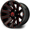 Lakeside Buggies MODZ Mauler Red & Black 12" Golf Cart Wheel- G1-5212-BBR Modz Wheels