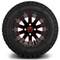 Lakeside Buggies MODZ 12" Mauler Red and Black with Ball Mill Wheels & Off-Road Tires Combo- G1-5212-BBR OFF-ROAD OPTION Modz Tire & Wheel Combos