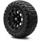 Lakeside Buggies MODZ 12" Bomber Matte Black Wheels & Off-Road Tires Combo- G1-5215-MTB OFF-ROAD OPTION Modz Tire & Wheel Combos