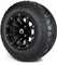 Lakeside Buggies MODZ 12" Bomber Matte Black Wheels & Street Tires Combo- G1-5215-MTB STREET OPTION Modz Tire & Wheel Combos