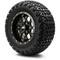 Lakeside Buggies MODZ 12" Vortex Glossy Black Wheels & Off-Road Tires Combo- G1-5216-GB OFF-ROAD OPTION Modz Tire & Wheel Combos