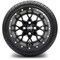 Lakeside Buggies MODZ 12" Vortex Matte Black Wheels & Street Tires Combo- G1-5216-MTB STREET OPTION Modz Tire & Wheel Combos