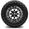 Lakeside Buggies MODZ 12" Vortex Matte Black Wheels & Off-Road Tires Combo- G1-5216-MTB OFF-ROAD OPTION Modz Tire & Wheel Combos