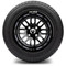 Lakeside Buggies MODZ 12" Mayhem Glossy Black with Ball Mill Wheels & Street Tires Combo- G1-5217-BB STREET OPTION Modz Tire & Wheel Combos