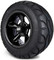 Lakeside Buggies MODZ 12" Godfather Glossy Black Wheels & Street Tires Combo- G1-5218-GB STREET OPTION Modz Tire & Wheel Combos