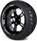 Lakeside Buggies MODZ 14" Ambush Glossy Black Wheels & Street Tires Combo- G1-5400-GB STREET OPTION Modz Tire & Wheel Combos