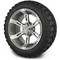 Lakeside Buggies MODZ 14" Ambush Gunmetal Wheels & Off-Road Tires Combo- G1-5400-GM OFF-ROAD OPTION Modz Tire & Wheel Combos