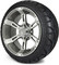 Lakeside Buggies MODZ 14" Ambush Gunmetal Wheels & Street Tires Combo- G1-5400-GM STREET OPTION Modz Tire & Wheel Combos